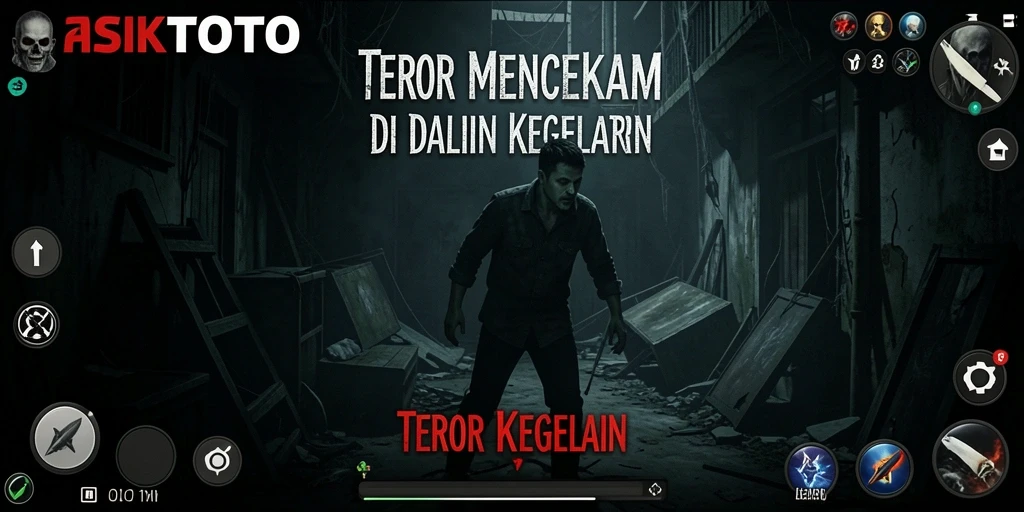 Gambaran menakutkan dalam gameplay ASIKTOTO yang mencekam.