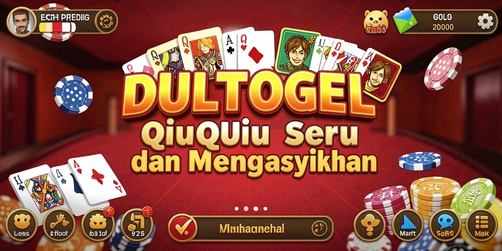 Gameplay menarik DULTOGEL dengan kartu QiuQiu yang penuh strategi.