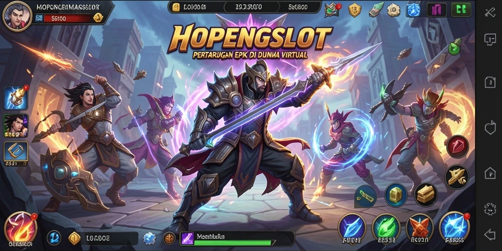 Tampilan gameplay menarik dari HOPENGSLOT dengan pertarungan yang mendebarkan.
