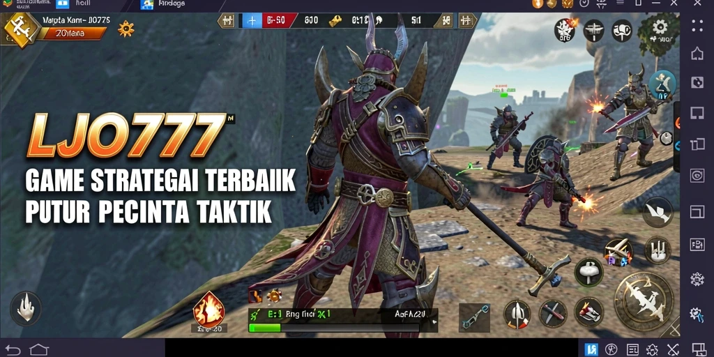Tampilan seru gameplay LJO777 dengan berbagai strategi yang dapat diterapkan.