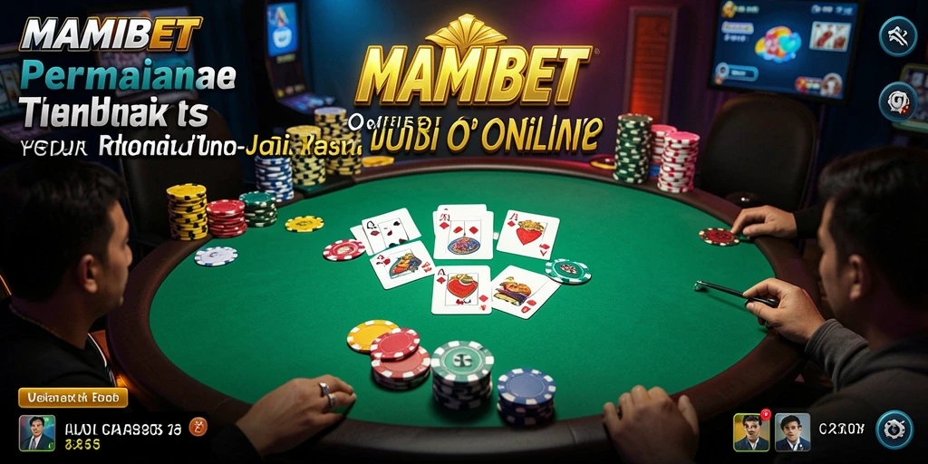 Screenshot utama MAMIBET menampilkan gameplay Poker yang seru dan menantang.