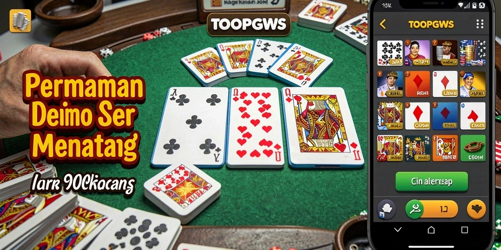 Screenshot gameplay TOOPGWS menampilkan aksi seru permainan domino.
