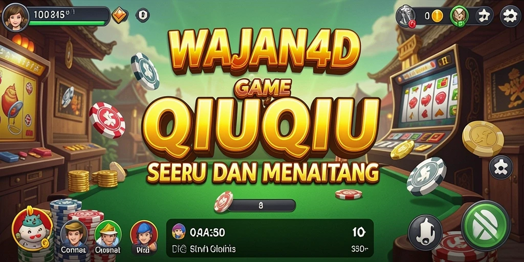 Tampilan gameplay seru di WAJAN4D dengan suasana QiuQiu.