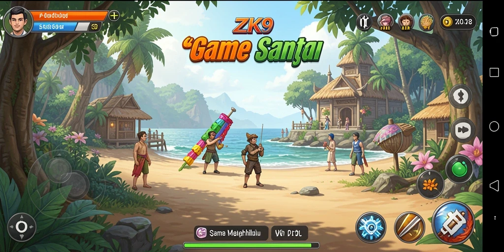 Tampilan menarik dari gameplay ZK9 yang menghibur.